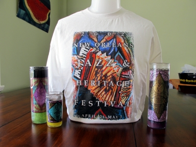 Jazz Fest accordion t-shirt